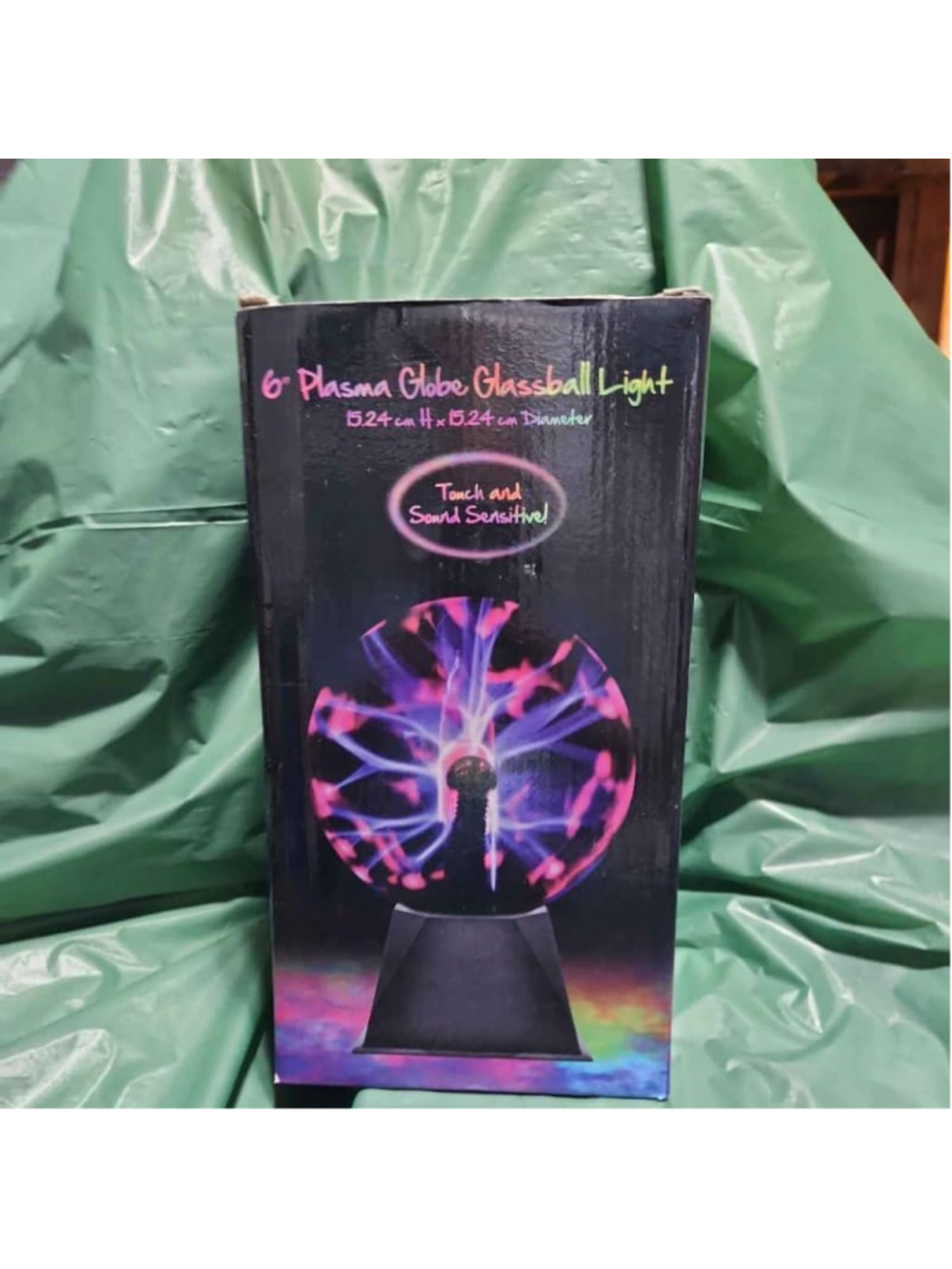 6" Plasma Globe Light Lamp Touch & Sound Sensitive